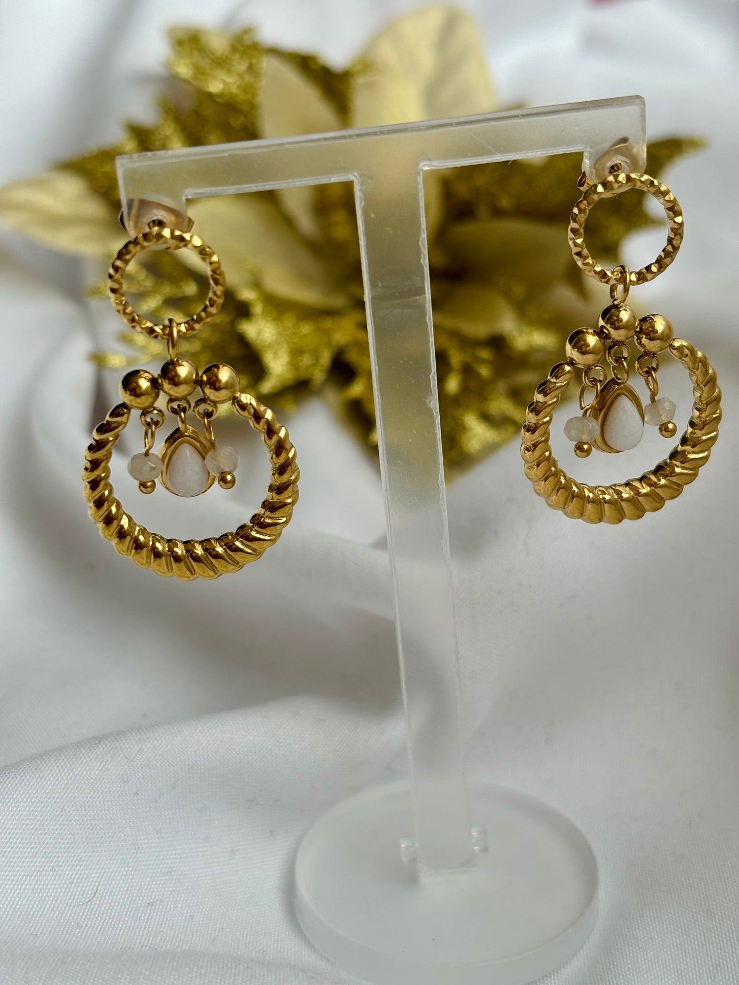 Boucles d’oreilles avec breloque