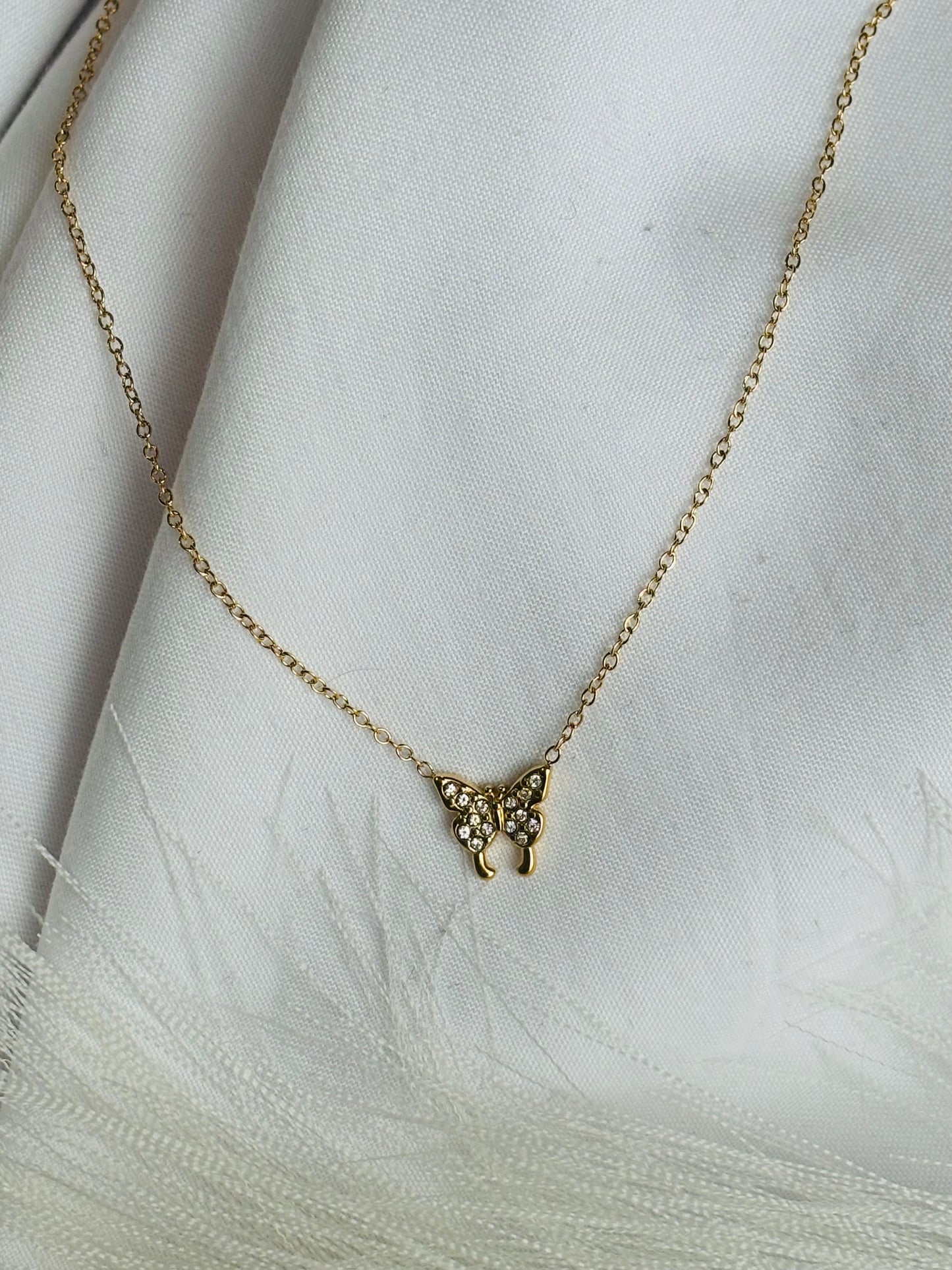 Collier papillon