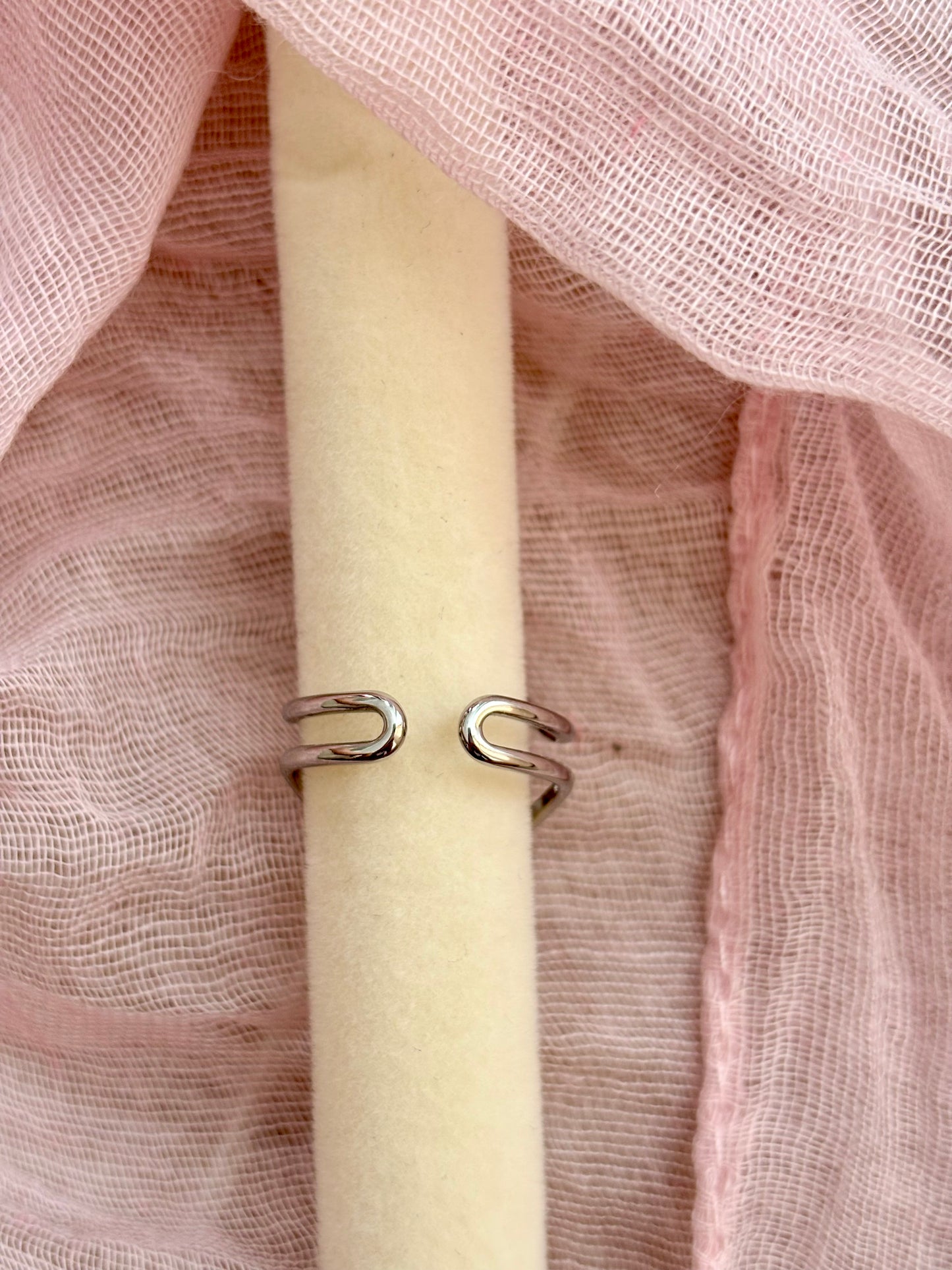 Bague cercle avec strass