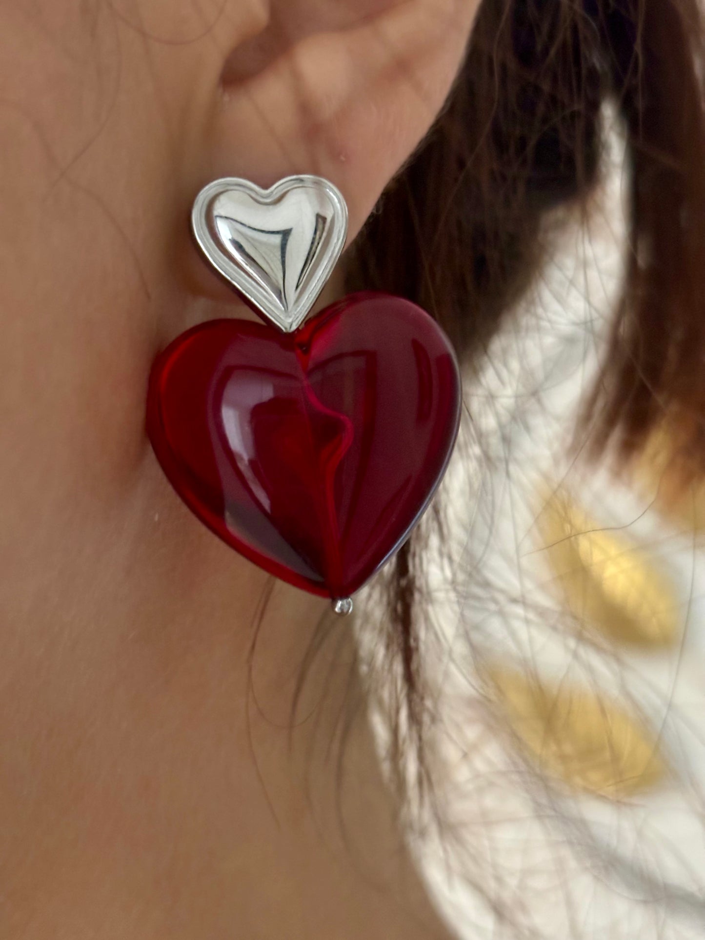 Boucles d’oreilles cœurs