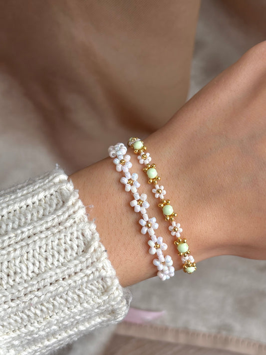 Bracelet vert pastel
